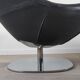 Pair of Tirup Ikea leather armchairs