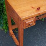 Solid pine desk