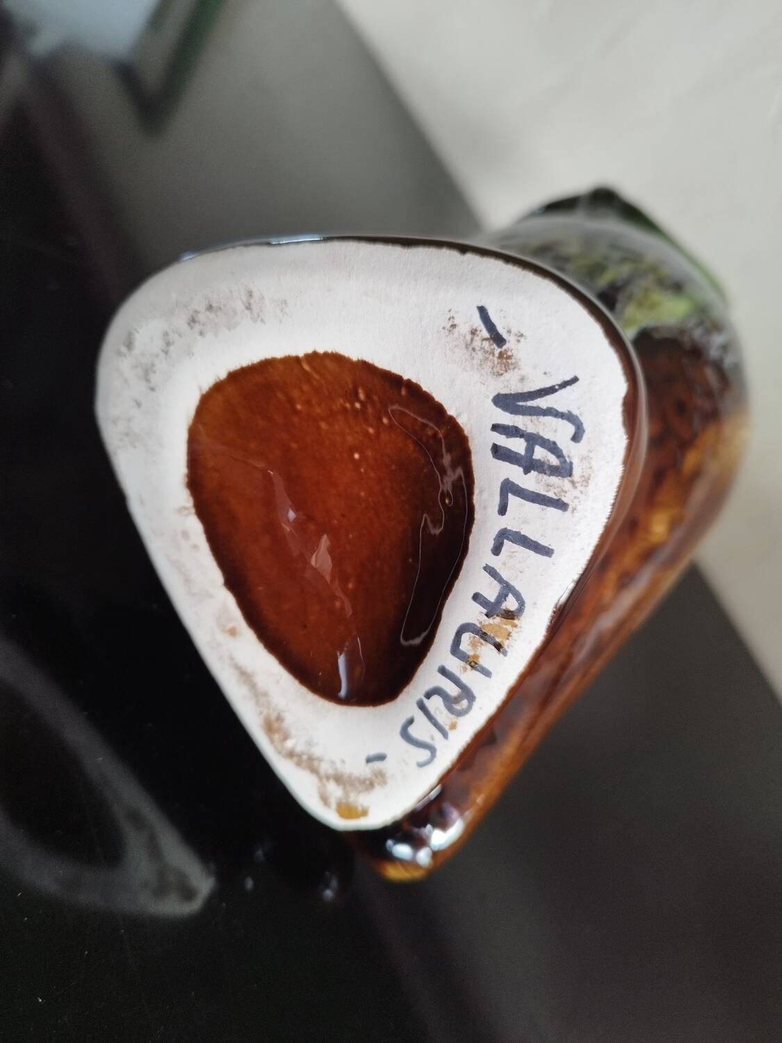 Ceramic owl pitcher from Vallauris