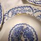 7 deep plates in Digoin Sarreguemines earthenware