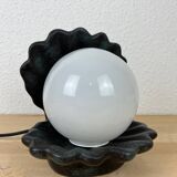 Lampe coquillage céramique vintage