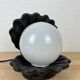 Lampe coquillage céramique vintage