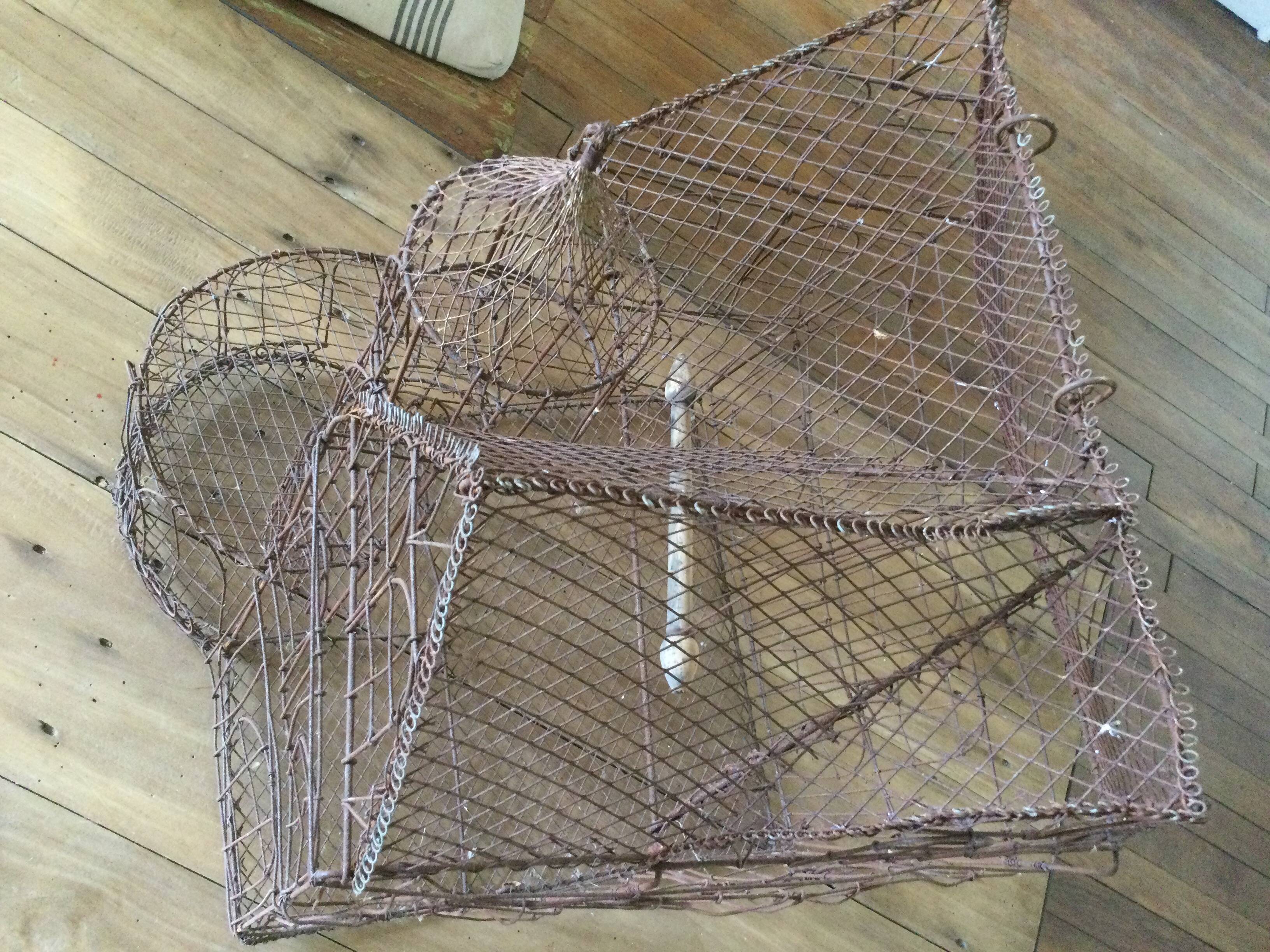 Handmade wire birdcage