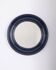 Vintage 1970s Italian design blue plastic wall mirror
