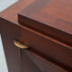 Art Deco carved geometric sideboard by Charles Dudouyt in oak, France ca. 1