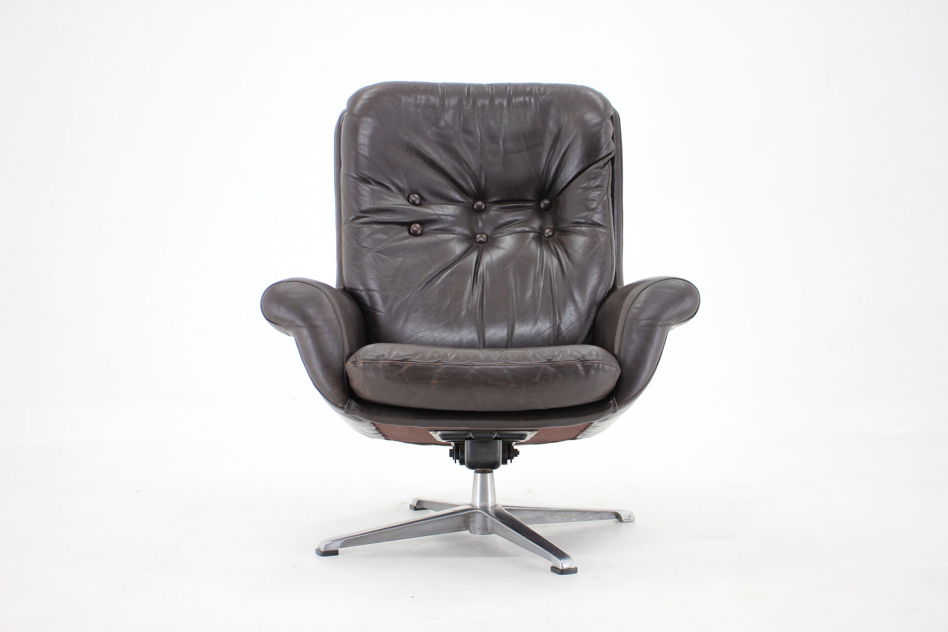 1970's Scandinavian Leather Armchair