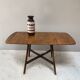 Ercol Old Colonial 377 Drop Leaf Dining Table Solid Elm Blue Label 1950s