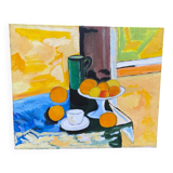 Still life with oranges