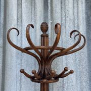 Coat rack umbrella stand curved wood