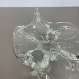 Murano glass "lucid" bowl shell element shell Murano, Italy, 1970s