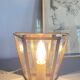 Brass wall lamp, mirror 50s