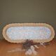 Rattan pan pattern vintage flowers