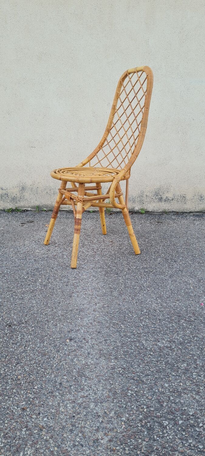 Rattan chair from the 60s