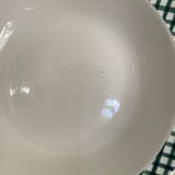 Green gingham hollow dish