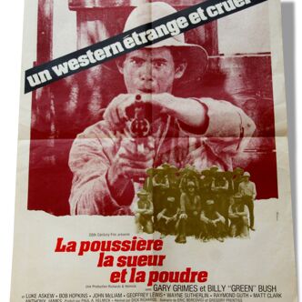 "The dust, sweat and powder" original movie poster