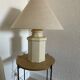 Lamp with natural lampshade