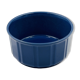 Vintage blue glazed ceramic gratin dish from the 1970s.