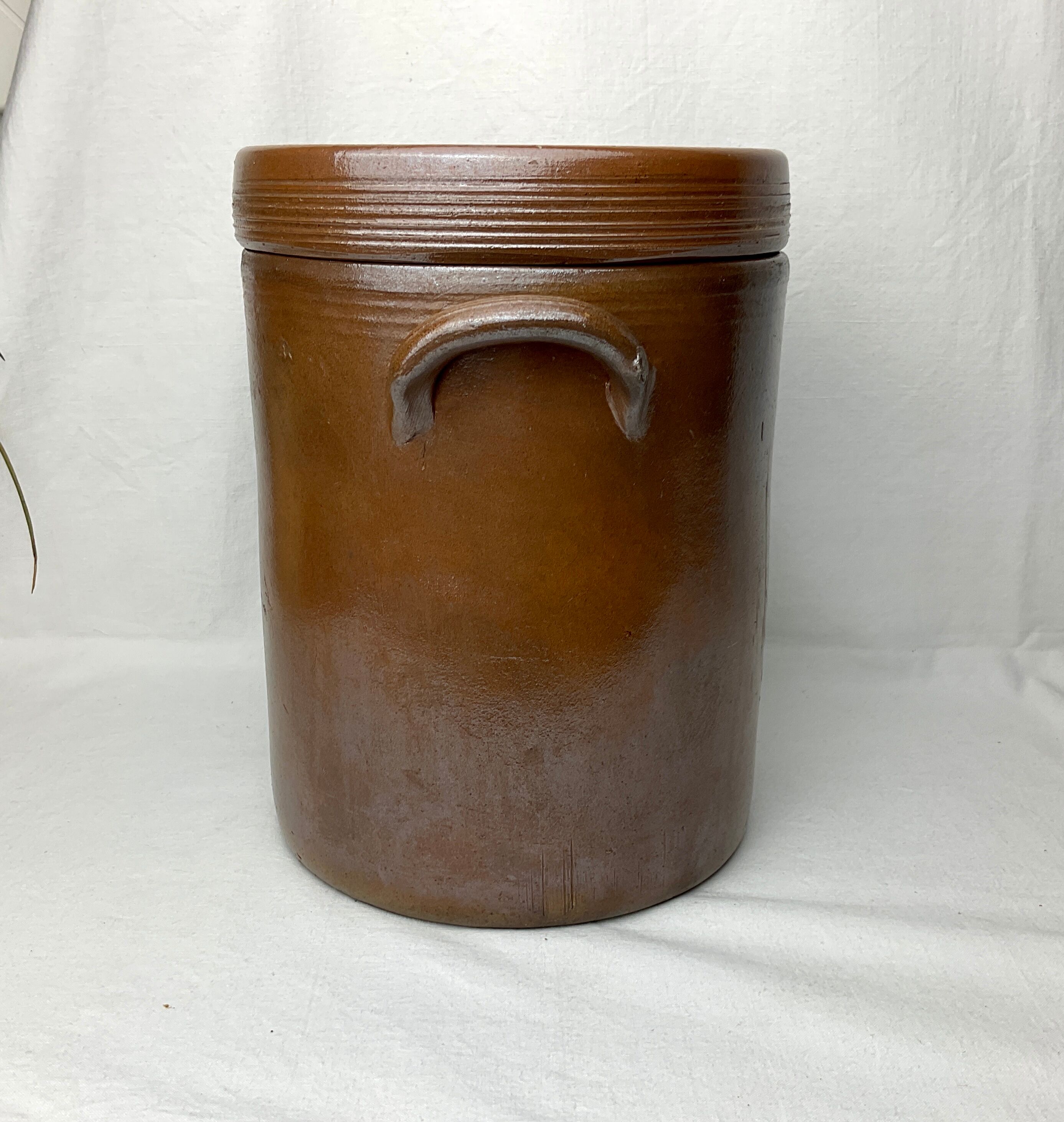 Pot Stoneware Faïencerie marin laflèche Sealer Food Storage Flour Years