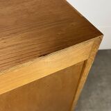 Filing cabinet with curtain, by trade