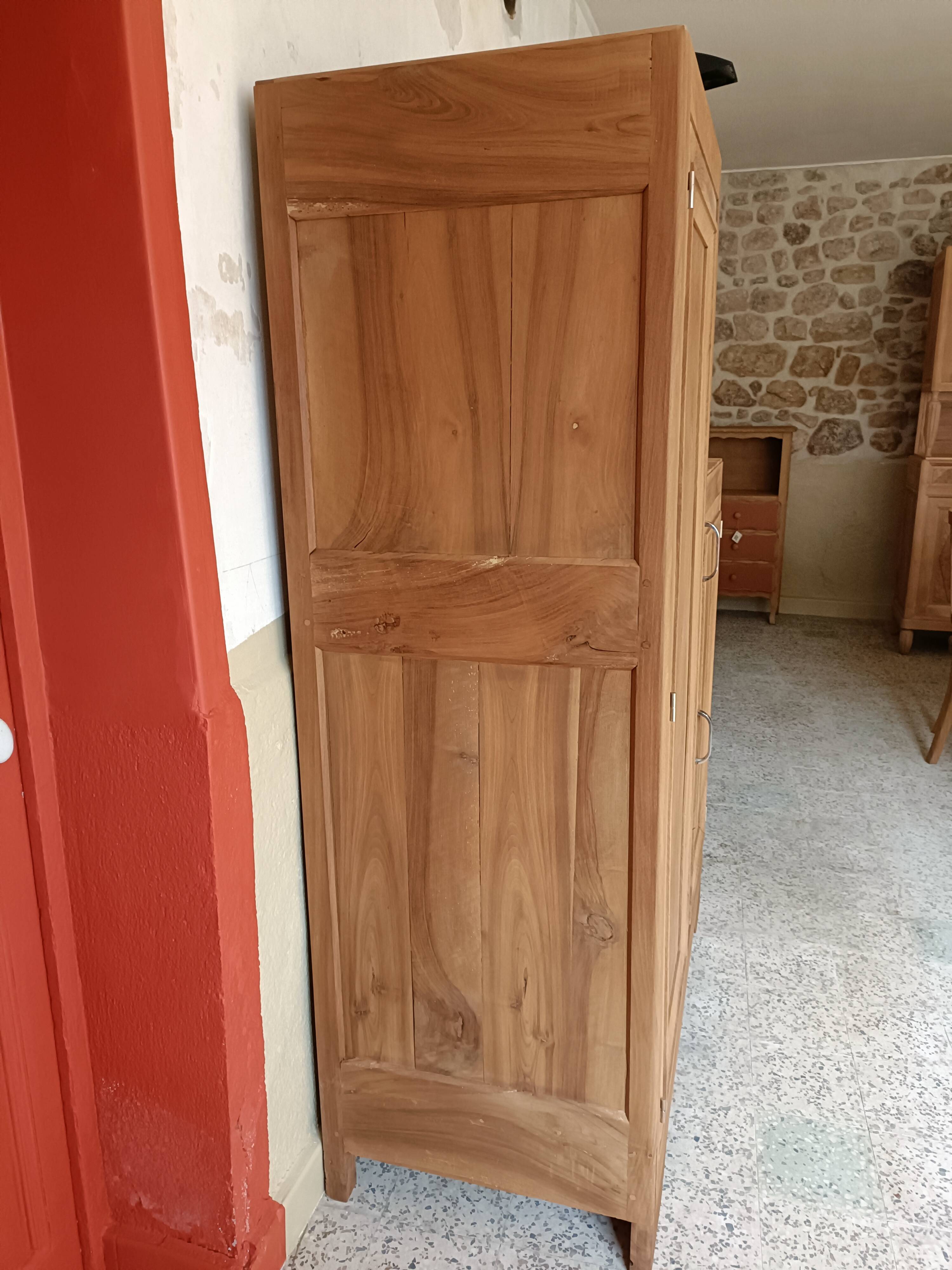 Renovated asymmetrical Art Deco wardrobe/cupboard