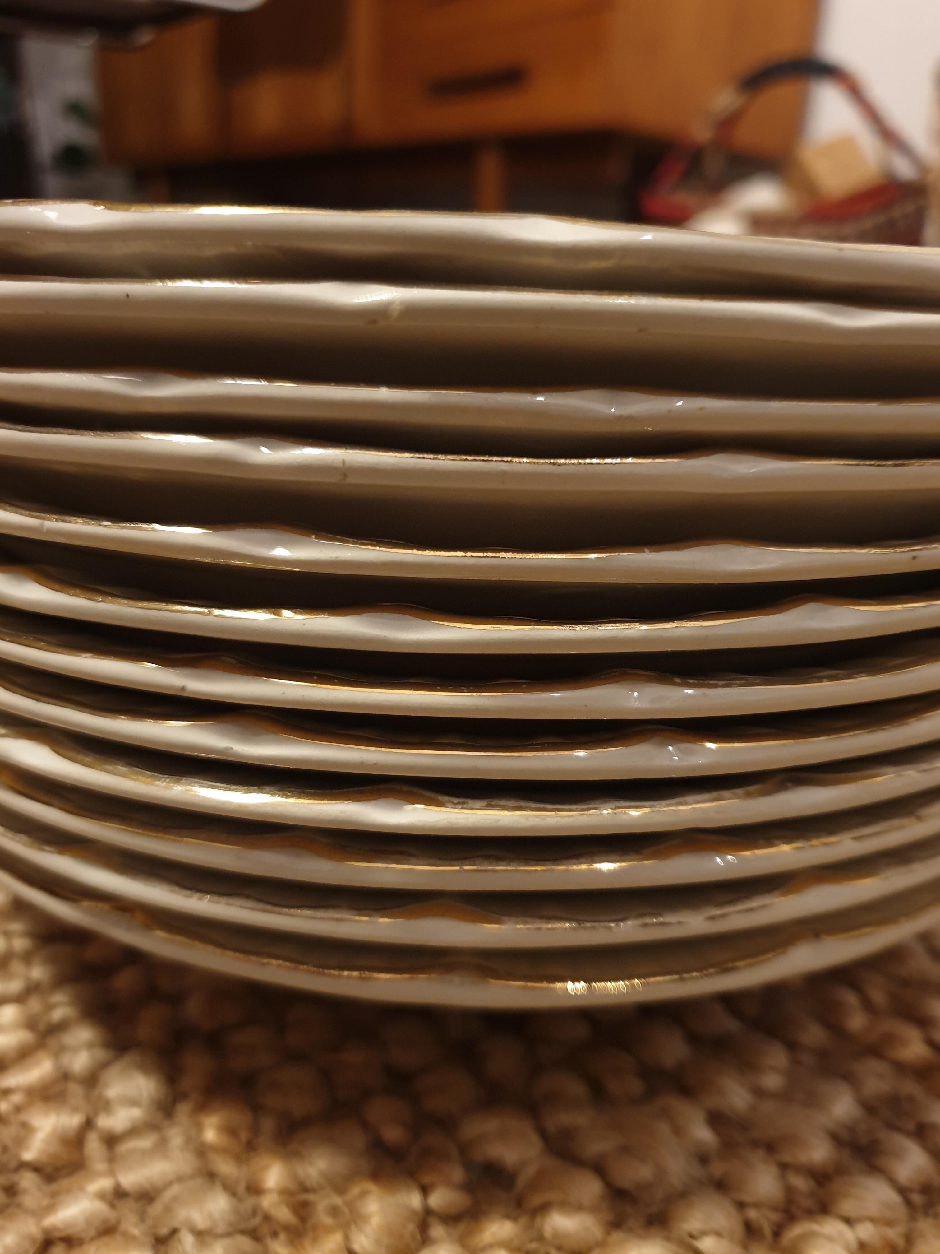 12 plates Digoin Sarreguemines