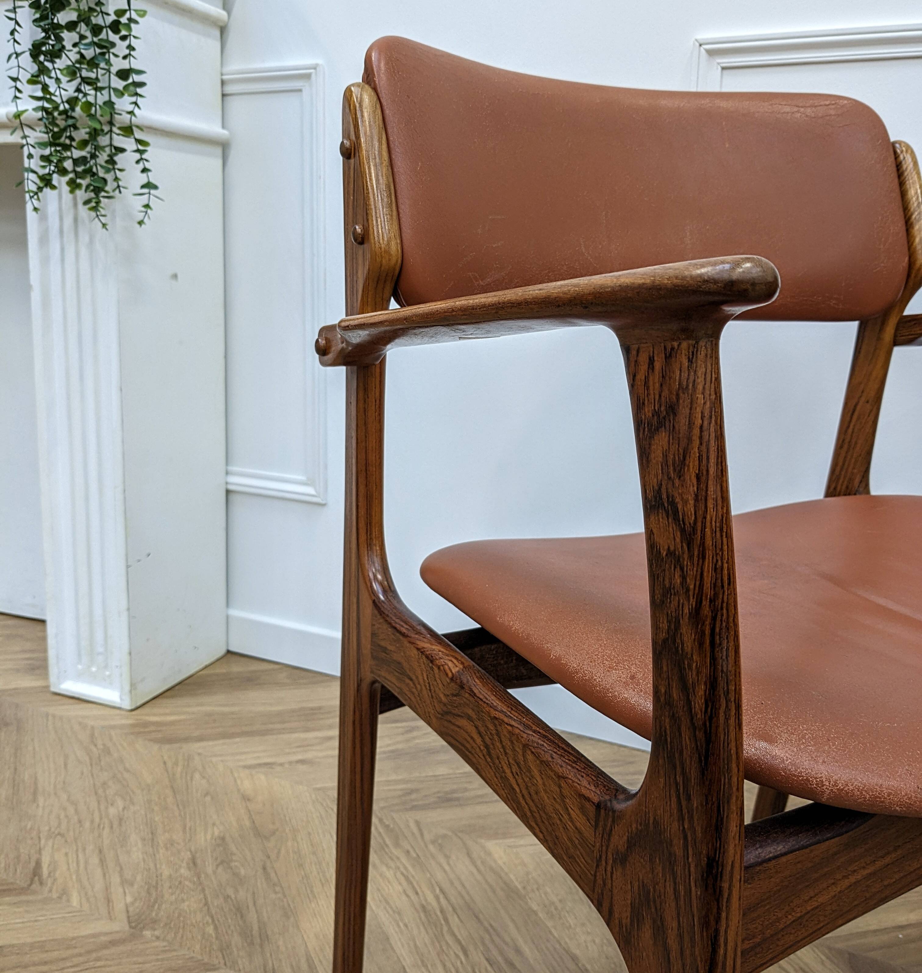 Retro armchair by Erik Buch