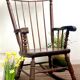 Wooden rocking chair - English art & craft