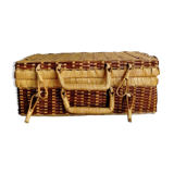 Wicker suitcase