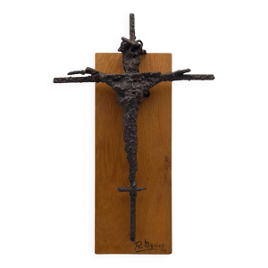 Sculpture brutaliste, - 1967