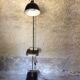 Lampadaire avec tablette vintage