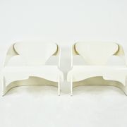 Paire de Fauteuils Model 4801 par Joe Colombo pour Kartell, 1960s