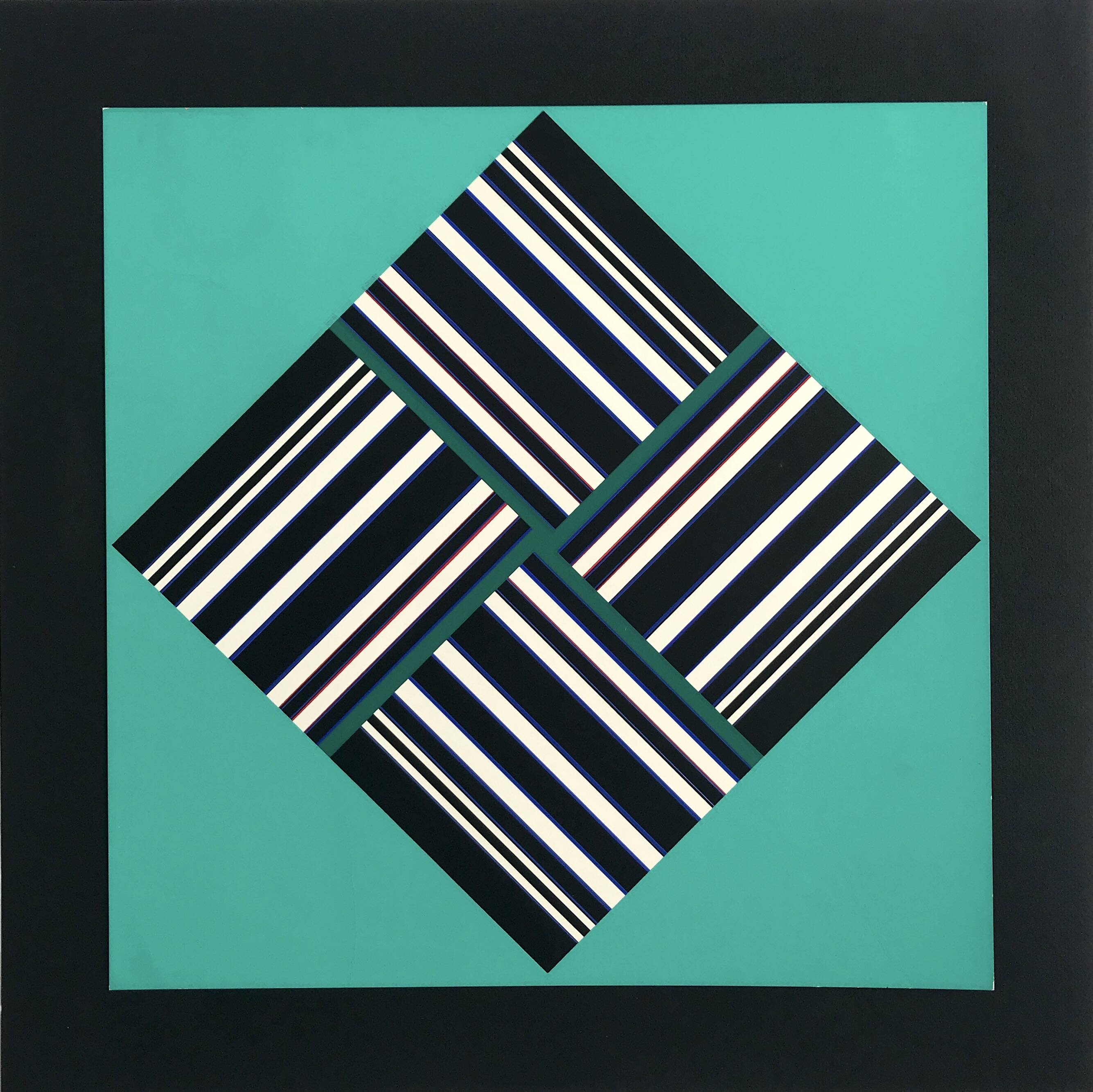 Günter FRUHTRUNK, Seh-Übung, 1967. Original screenprint signed in pencil