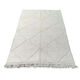 Beni Ouarain Berber rug white 205x310cm