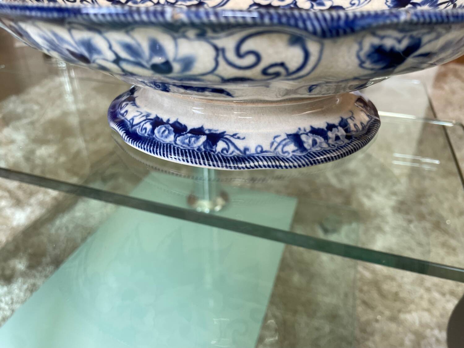 2 19th century compote bowls from Creil Montereau