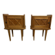 Pair of Vintage Bedside Tables Scandinavian Style 50s Vintage