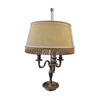 Lamp hot water bottle 3 burners in gilded bronze