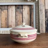 Gien iron clay soup tureen