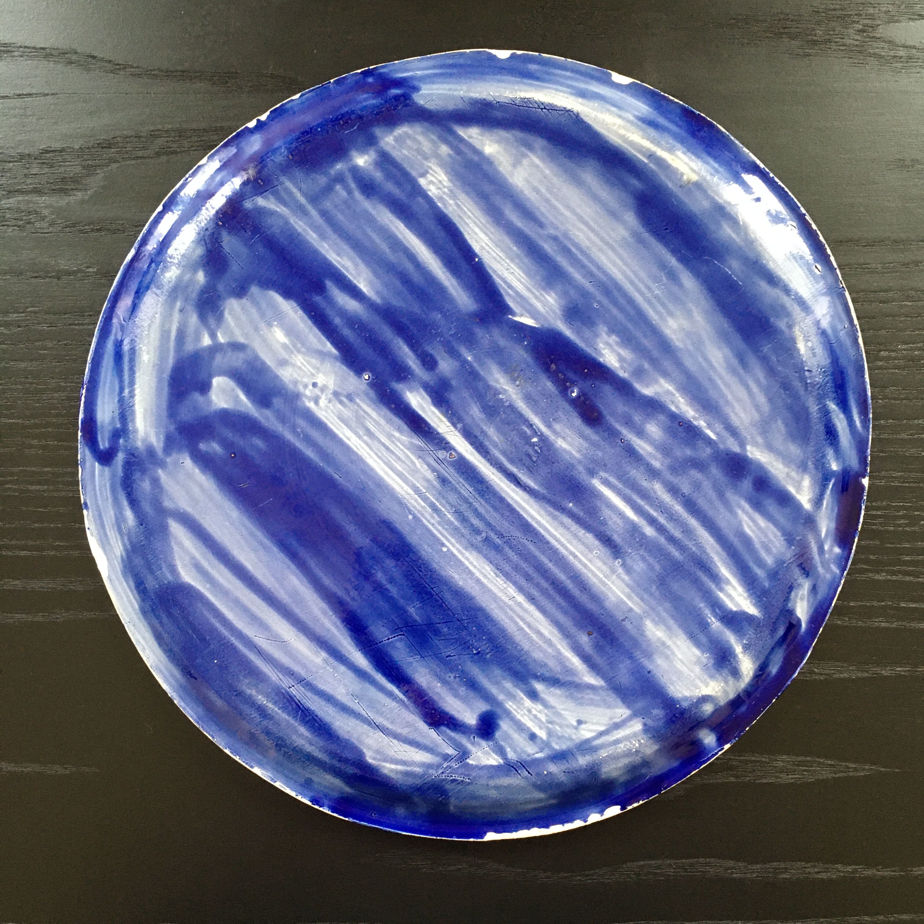 Flat floral decoration unique piece