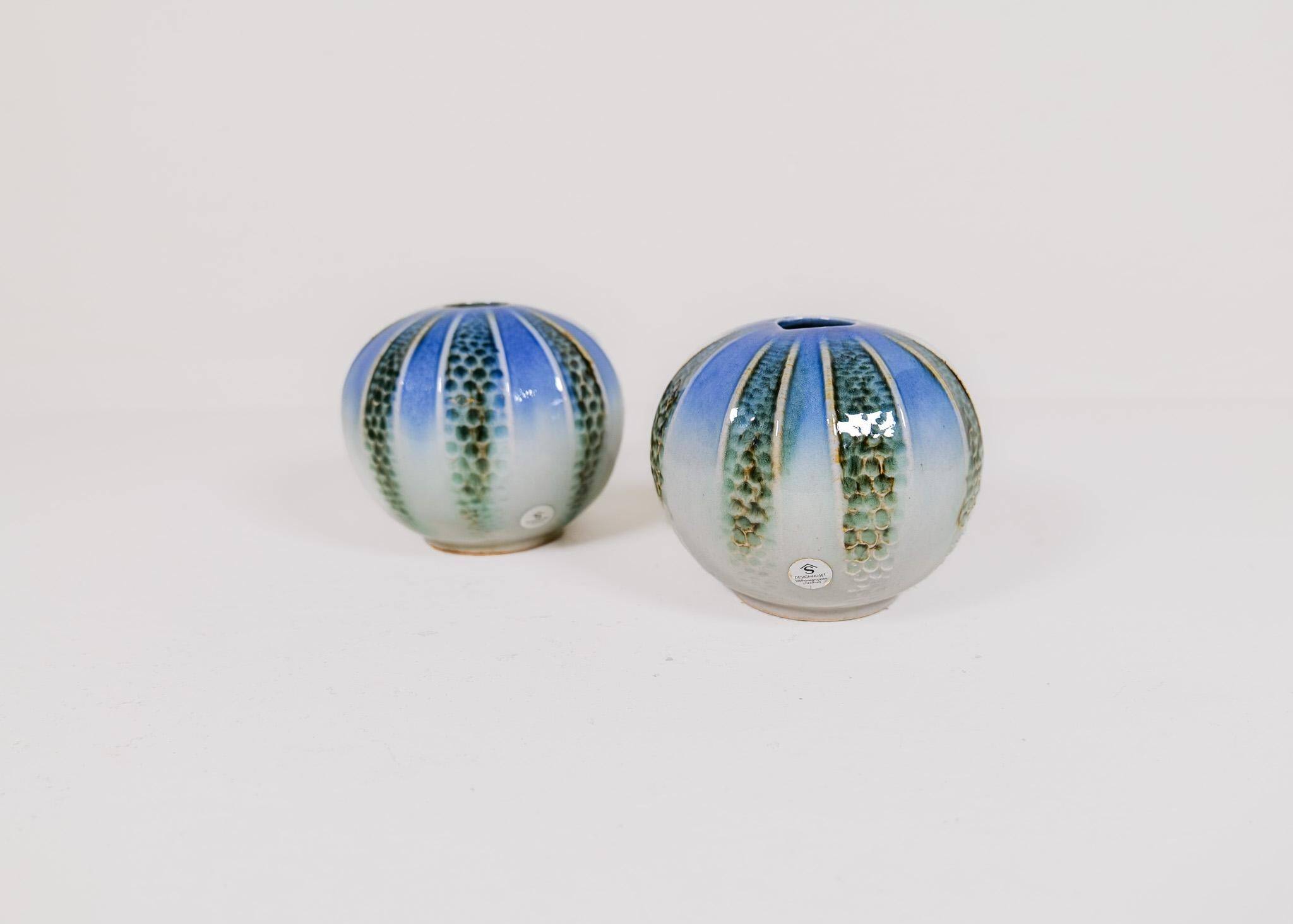 Modern Scandinavian Ceramic Pieces "Lagoon" Carl-Harry Stålhane Sweden