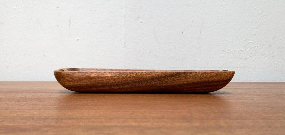 Teak bowl from the mid-century, 1960s.