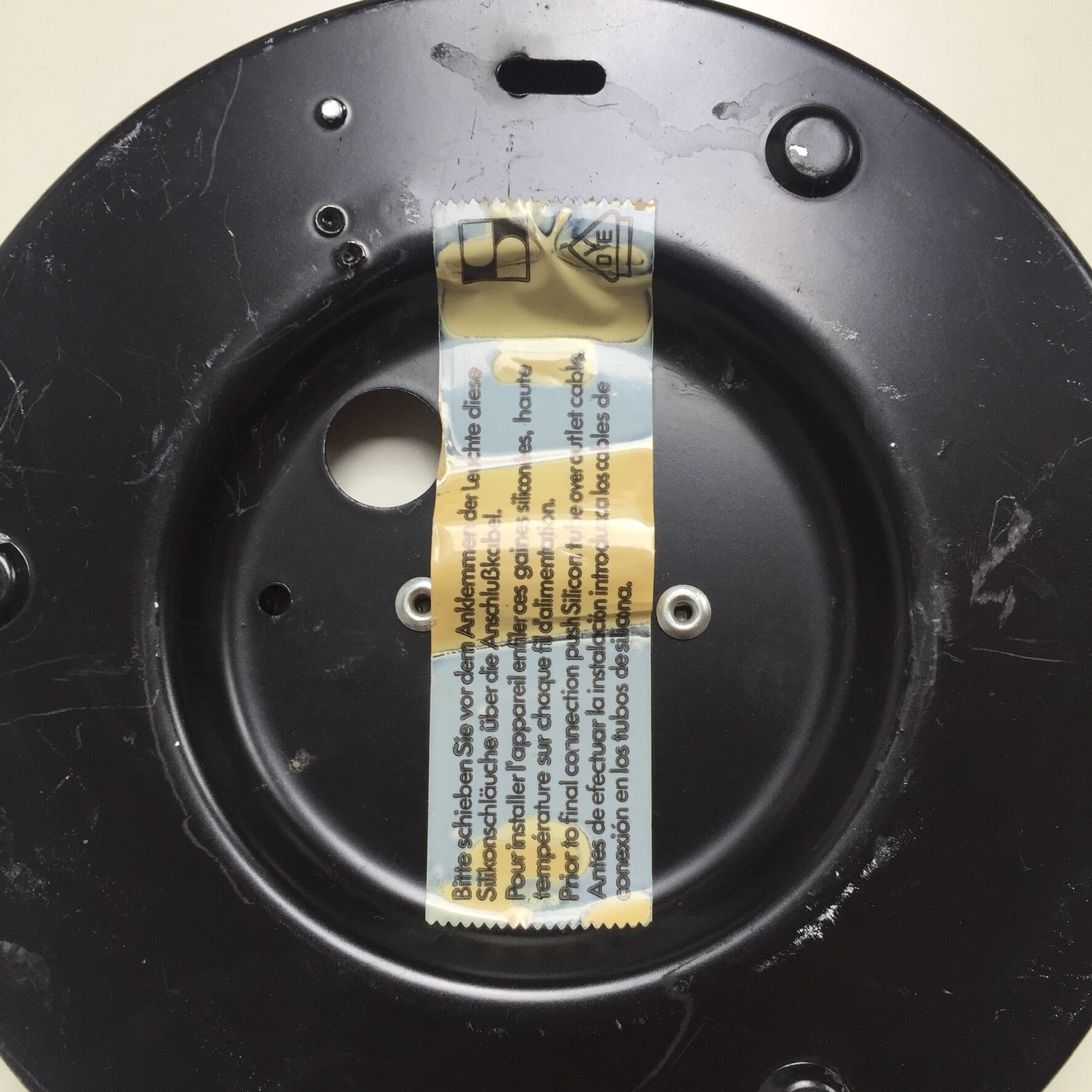 Set de 4 wall light Staff, Dieter Witte 1970