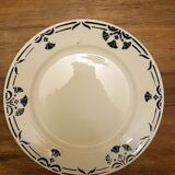 Set of 6 plates Badonviller model Dinan