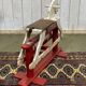 1950s wooden English rocking horse
