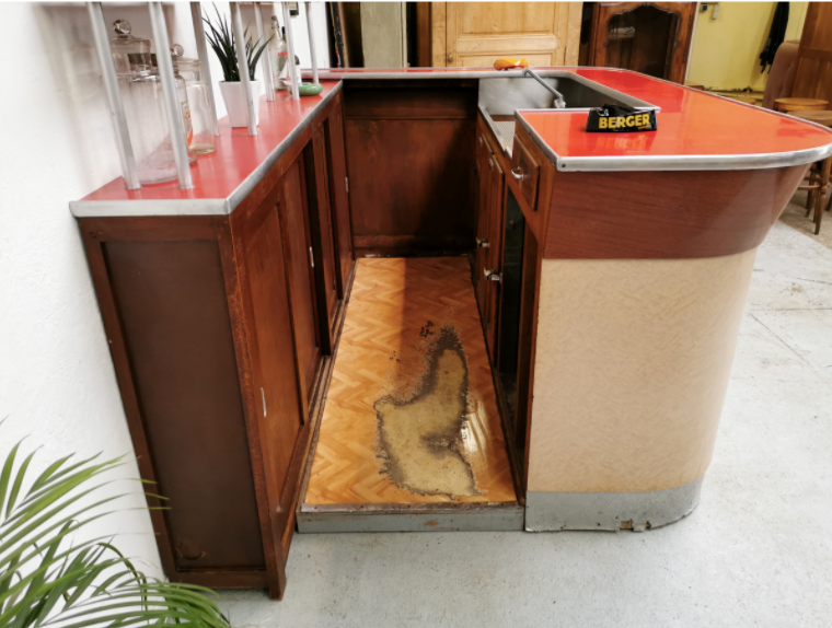 Vintage bar counter 1950