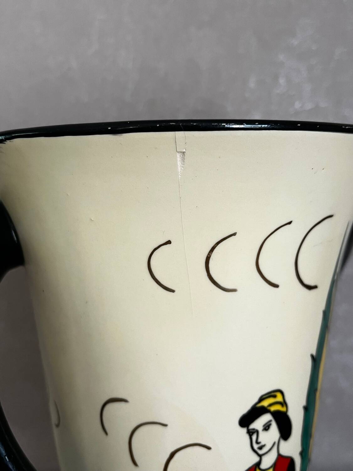 Vase faïence Longwy série Bagdad