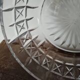 Large Saint Louis crystal salad bowl