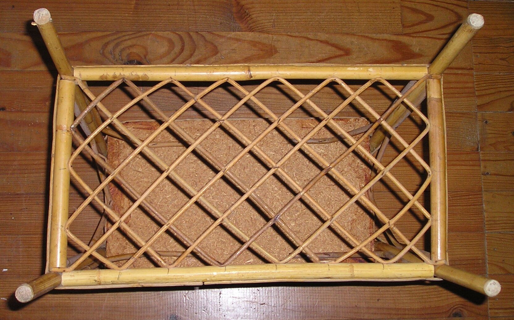 Old Wicker side table