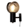 Vintage wall light in glass and aluminium, Italy, 1960s