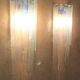1 x Wall lamp by Carlo Nason for Mazzega, Cascade, Ice Blue, 1970s