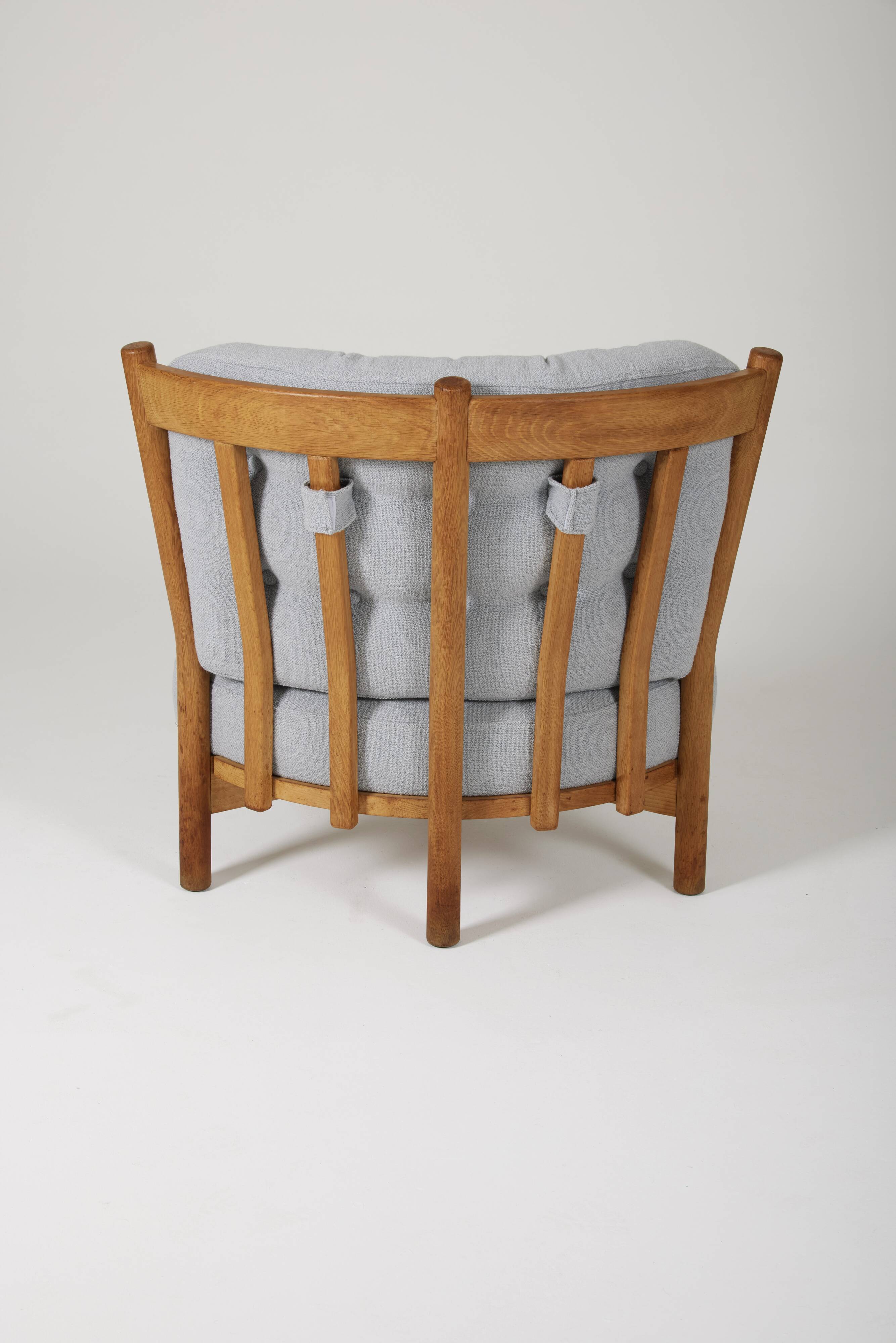 Guillerme & Chambron wooden armchair